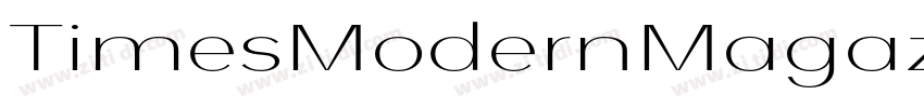 TimesModernMagazine 字体转换